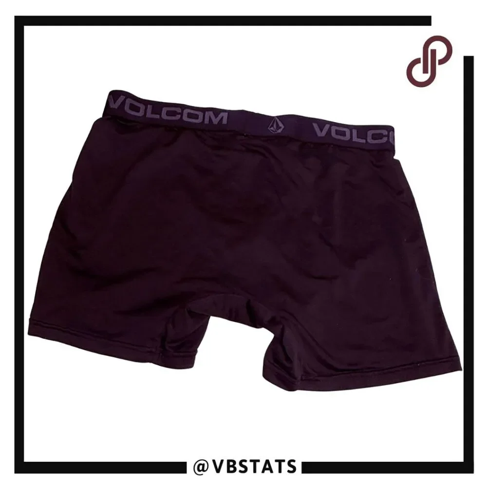 Volcom Men’s Polyester Spandex Flexible Fit‎ Performance Boxer Brief Black Large